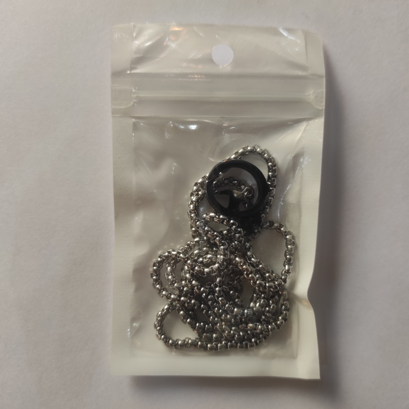 زنجیر گردنی ونیزی بافت ریز همراه با حلقه کوچک | CHAIN NECKLACE